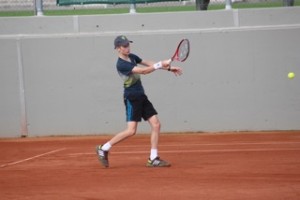 Christian Lenfers beim Volley